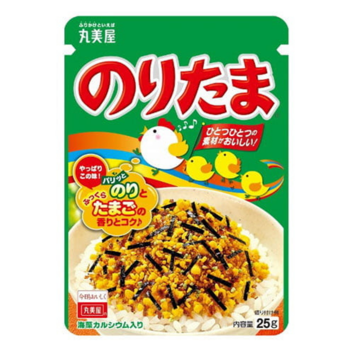 Marumiya Furikake (Rice Seasoning) Noritama (Seaweed & Egg) 25g