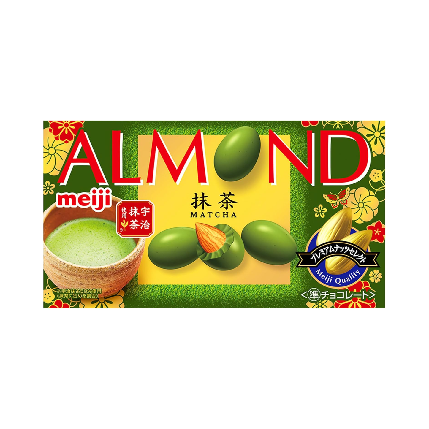 Meiji Cioccolato alle Mandorle Matcha 67g