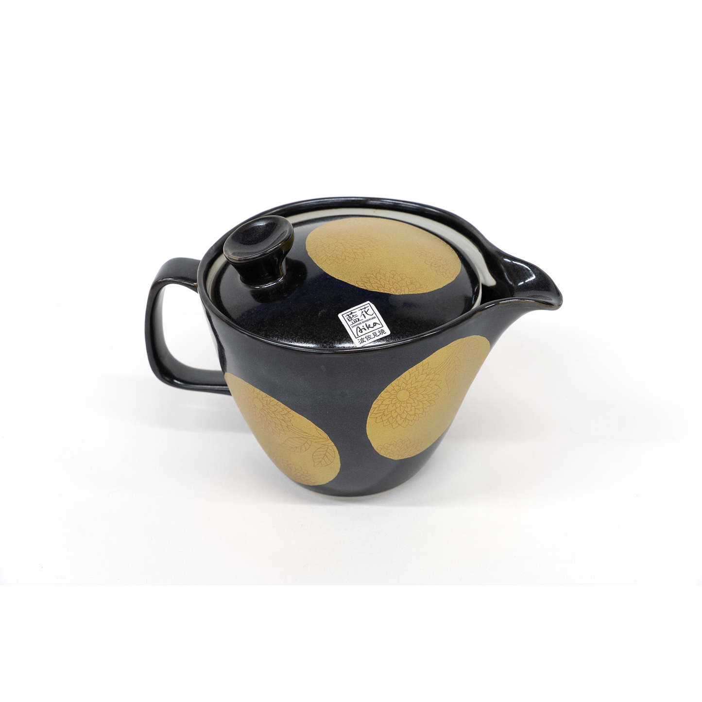 Aika Kyusu (Teapot) Kirameki (Dahlia) Black