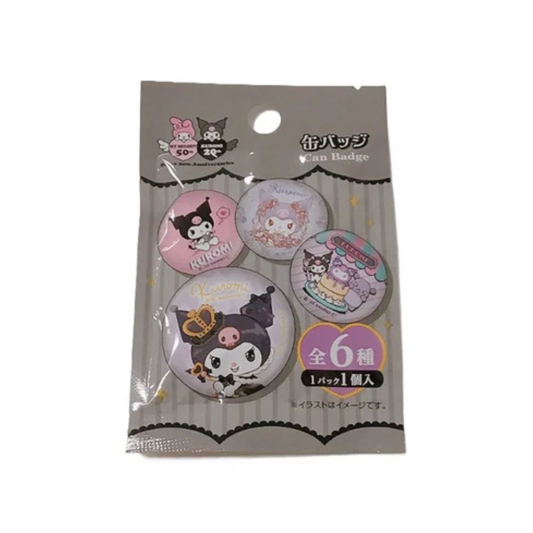 DAISO Ansteckbutton Kuromi 20. Jubiläum