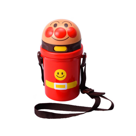 LEC Anpanman Isolierte Wasserflasche mit Strohhalm und Konturschnitt 400ml
