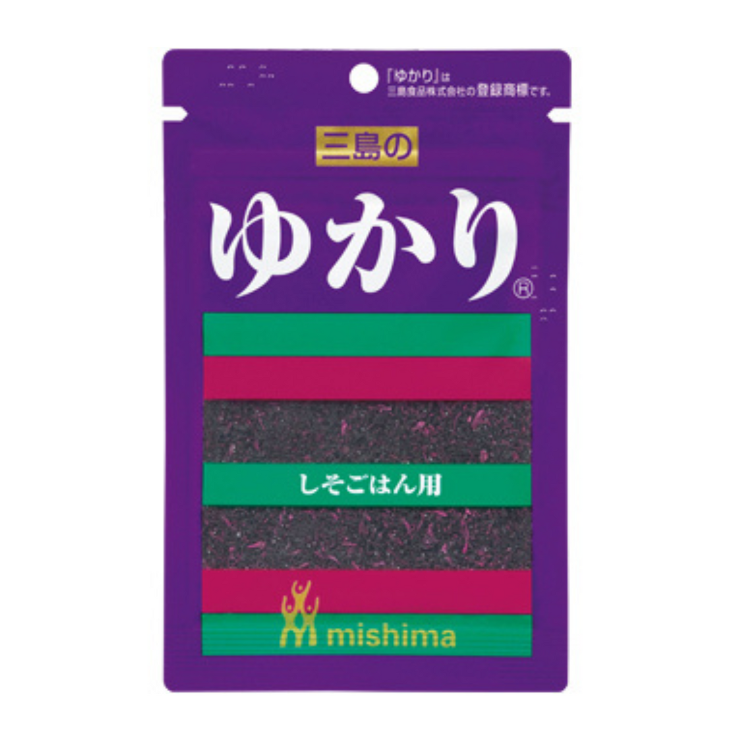 Mishima Furikake (Condimento per Riso) Yukari (Foglia di Shiso Rosso) 20 g