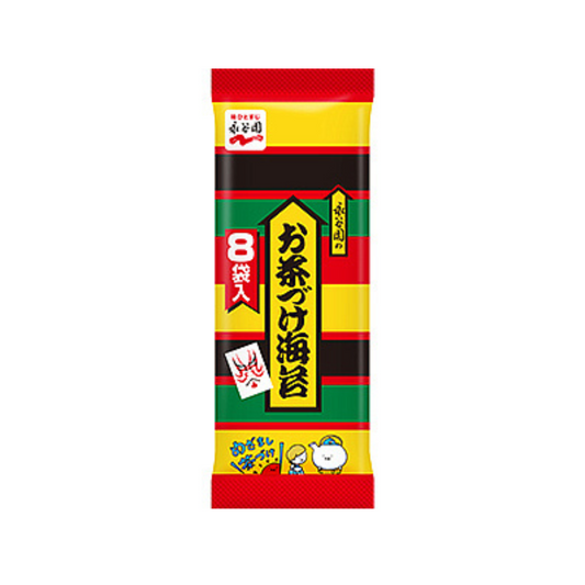 Nagatanien Ochazuke Nori (Green Tea Rice Seasoning with Seaweed) 8 Packs 48g