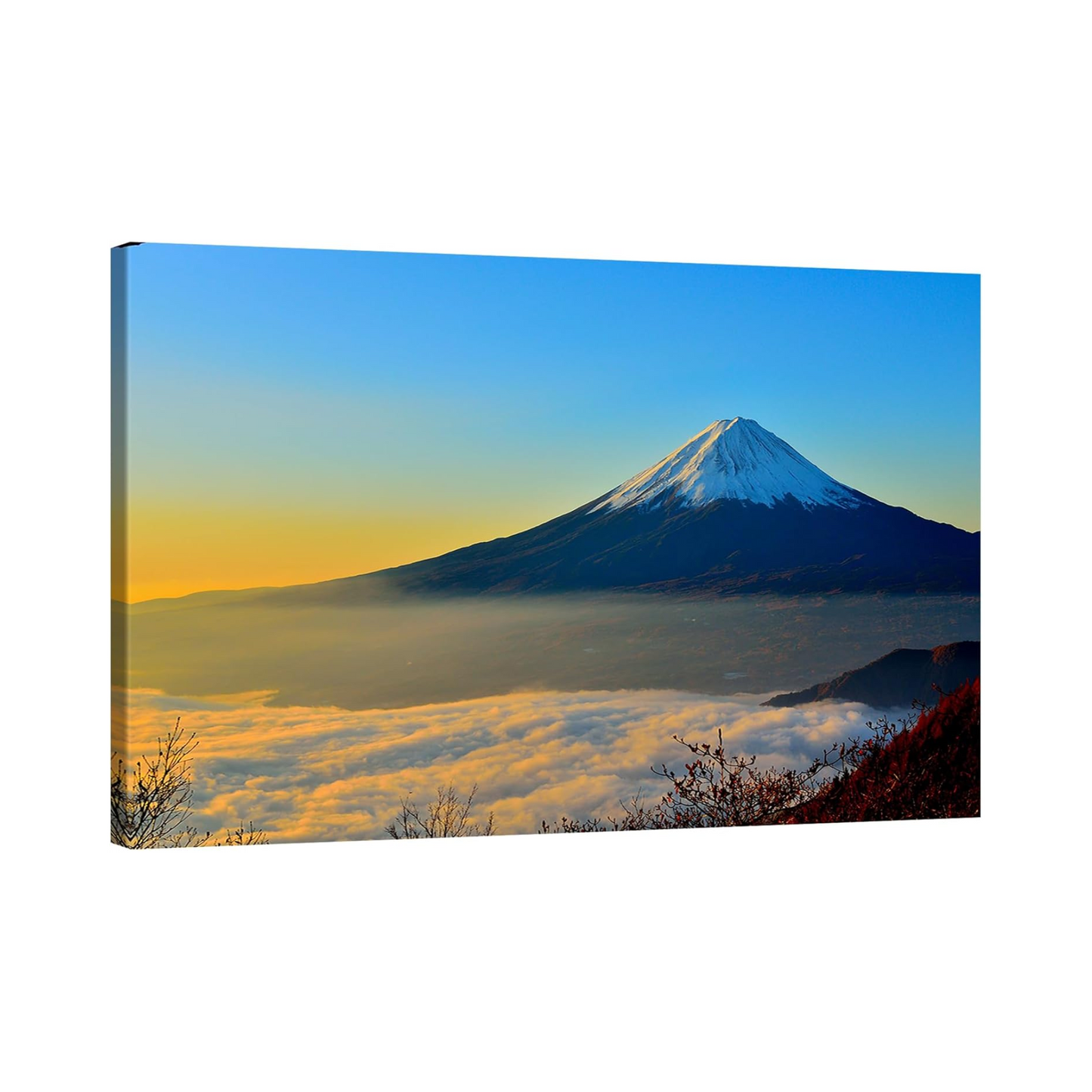 Mt. Fuji Art Panel Baiyun Lake Red Fuji (e.g., 60×40 cm)